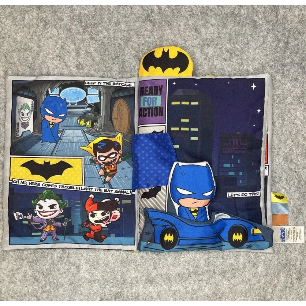 Batman Brave Little Heroes “My First DC Comic” Soft Crinkle Baby Book COMPLETE